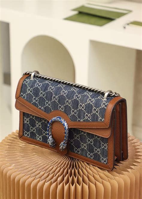 gucci bag dionysus brown|gucci dionysus denim bag.